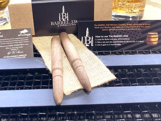 Premium Toasted Maple Bourbon Staves - Smoothing & Aging | BARREL.338 by BattleGround Farm (Double Shot)