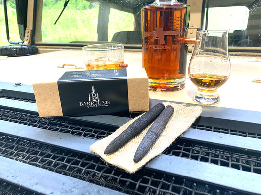 Premium Charred Oak Bourbon Staves - Smoothing & Aging | BARREL.338 by BattleGround Farm (Double Shot)