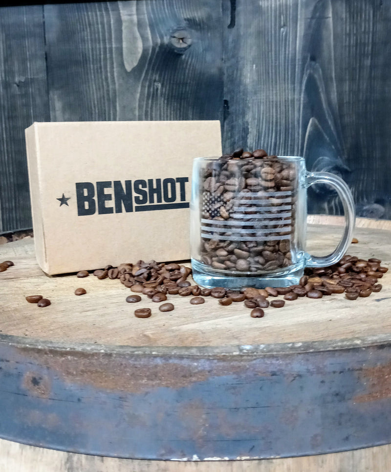 BenShot Coffee Mug with Real .308 Bullet - Made in The USA