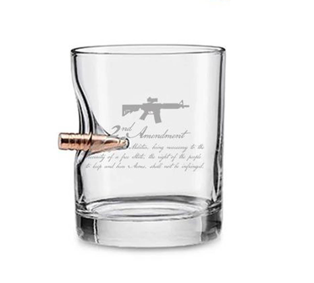 Premium Bourbon Rocks Glass | 2nd Amendment