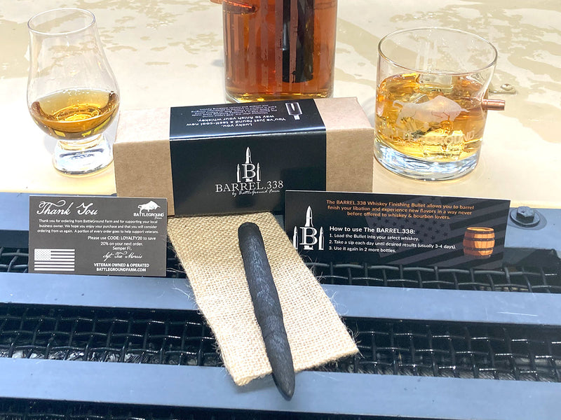 Wholesale Case 12CT - Oak Bourbon Finishing Bullet  - Single Shot (1 Bullet)