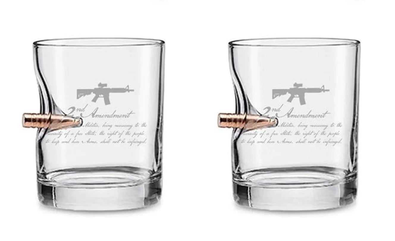 Premium Bourbon Rocks Glass Set (2) | 2nd Amendment