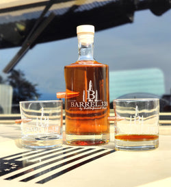 Barrel338 - Gift Set - Bullet Decanter & Rocks Glasses