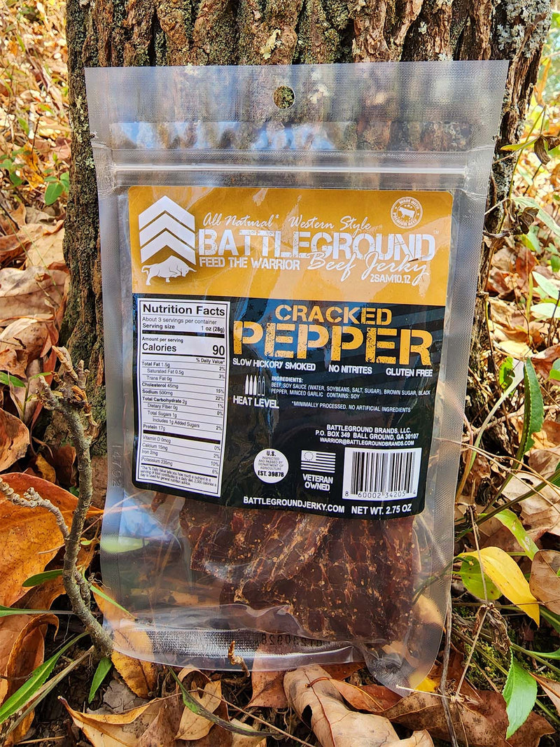 Cracked Pepper - BattleGround Beef Jerky