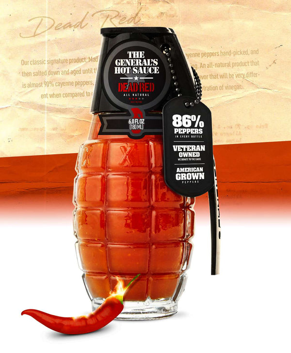 DEAD RED - General's Grenade Hot Sauce