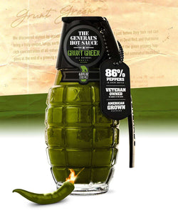 Grunt Green - General's Grenade Hot Sauce